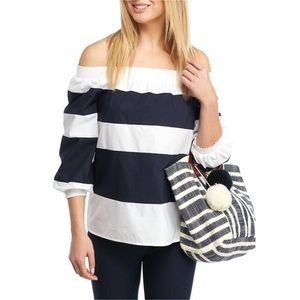 Striped Off Shoulder Top